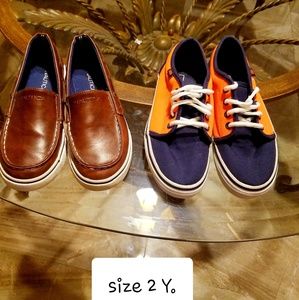 Van's and Nautica brand boys shoes